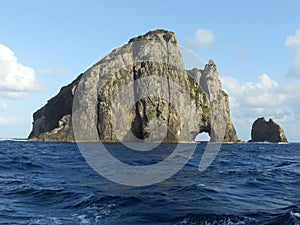 Hole in the Rock at Cape Brett, New Zealand