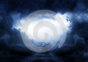 Hole in the Storm Clouds