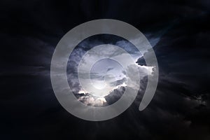 Hole in the Storm Clouds