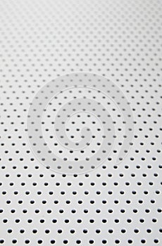 Holes In Metal Background