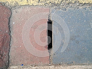 holes in water or waste drains photo
