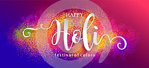 Holi festival Colorful gulaal powder color