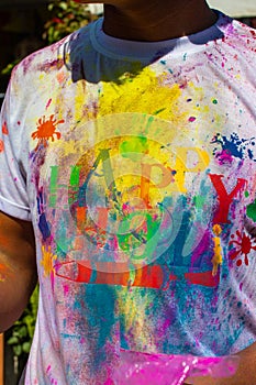 Holi Festival Coloured Shirt