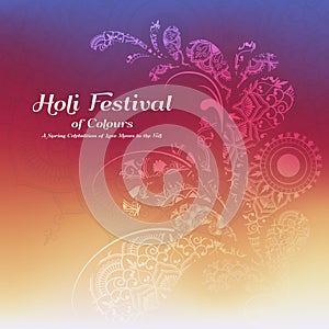 Holi festival of colours background