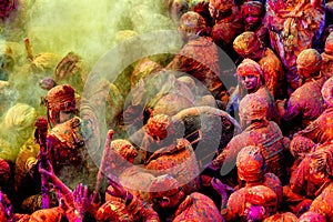 Holi Festival at Nandgaon india