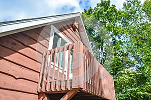 Holiday apartment - wooden cottage in forest