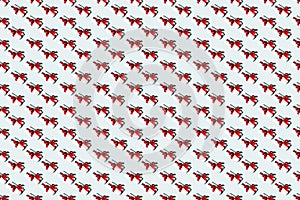 Holiday background seamless pattern gift white red