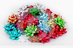 Holiday Bows Pile Background