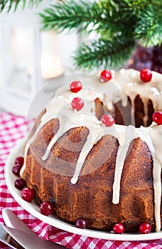 Holiday bundt cake