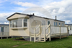 Holiday caravan or mobile home