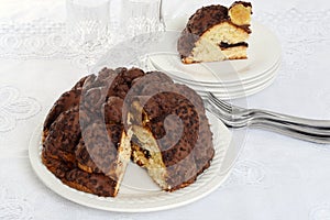 Holiday chocolate Panettone