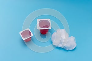 Holiday crafts for kids, DIY, easy Santa Claus craft made fom yogurt plastic can