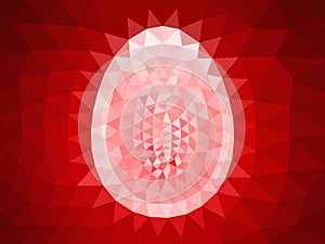 Holiday Easter egg crystal background.