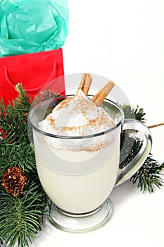 Holiday Egg Nog on White