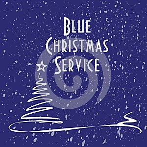 Holiday event Blue Christmas Service