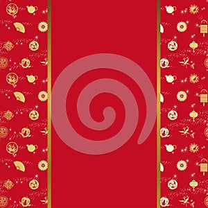 Holiday greeting cards with Chinese element