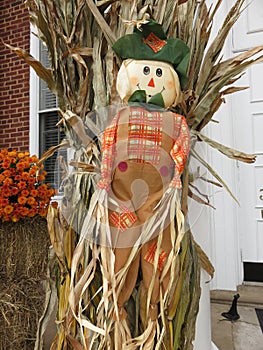 Holiday Halloween Scarecrow in October