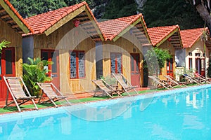 Holiday houses homestay swimming pool, Ninh Binh, Vietnam