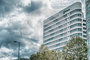 Holiday Inn Hotel, Amsterdam - Arena Towers, Arena Park, business district, modern office buildings, South east Amsterdam