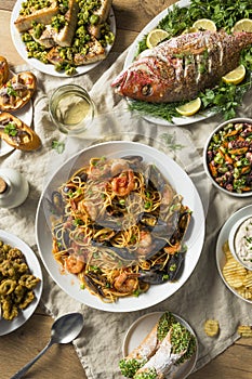 Holiday Italian Feast of 7 Fishes