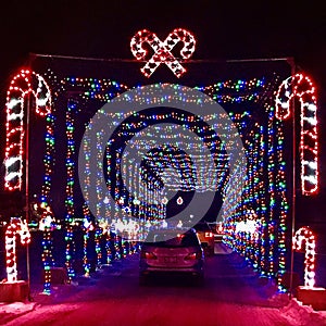 Holiday Light Display, Edmonton, Alberta, Canada