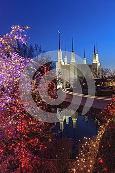 Holiday Lights at Washington DC LDS Temple