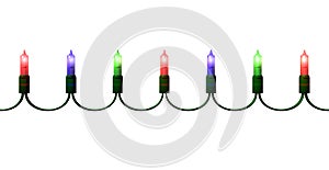 Holiday Lights on white