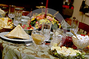 Holiday Meal Table