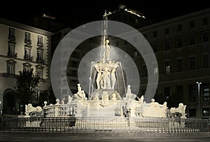 Holiday Naples picture,Fountain,neptune,naples,italy