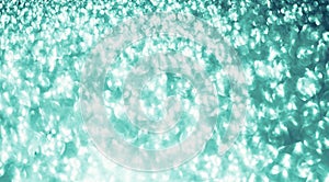 Holiday Neo mint green abstract bokeh background