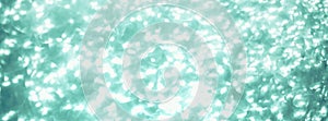 Holiday Neo mint green abstract bokeh background
