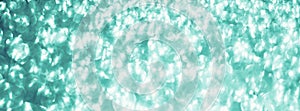 Holiday Neo mint green abstract bokeh background