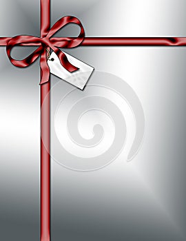 Holiday Package with Ribbon