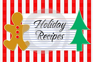 Holiday Recipe Card