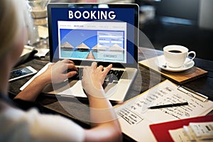 Holiday Reservation Website Interface Concept