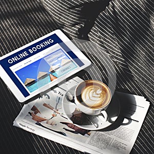 Holiday Reservation Website Interface Concept