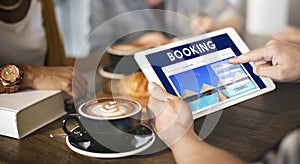 Holiday Reservation Website Interface Concept