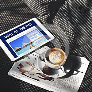 Holiday Reservation Website Interface Concept