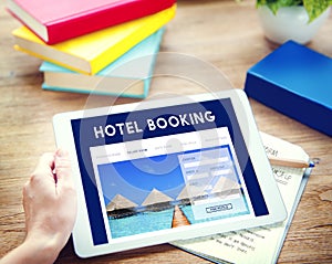 Holiday Reservation Website Interface Concept