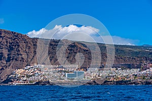 Holiday residences at Los Gigantes at Tenerife, Canary Islands, Spain