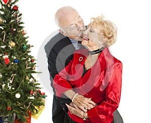 Holiday Seniors - Christmas Kiss