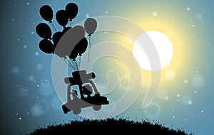 Holiday trip to the moon