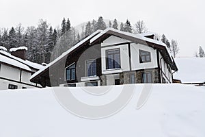 The holiday villa in Bukovel ski resort