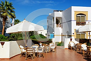 The holiday villas at luxury hotel