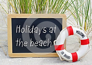 Holidays at the beach - welcome on board