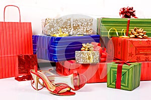 Holidays gift boxes