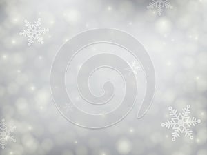 Holidays and a Prosperous New Year! Vector background in EPS10 format with realistic bokeh and gold glitter