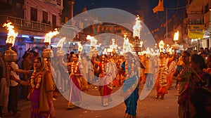 Holika Dahan Evening Parade photo