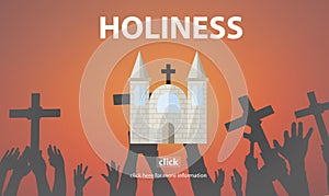 Holiness Gospel Pray Spiritual Wisdom Worship Concept