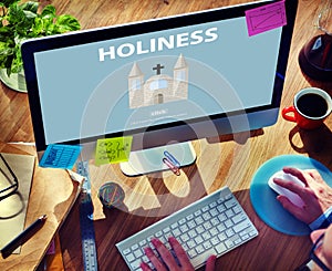 Holiness Holy Religion Spirituality Wisdom Church Concept photo